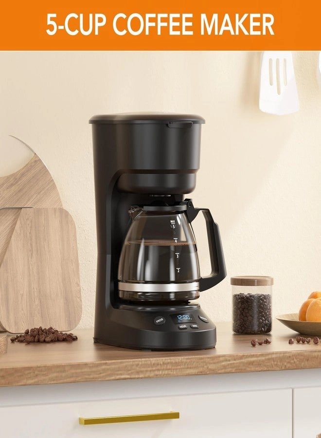 Coffee Maker - 5 Cup Programmable Auto Shut-Off