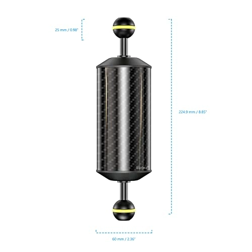 Float Arm - Carbon Fiber 8"
