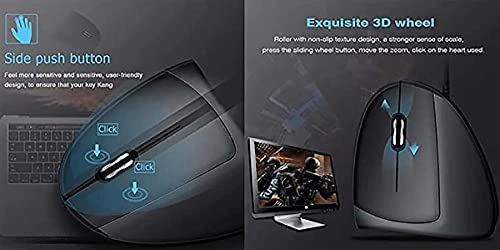 SMK-3381 Ergonomic Vertical Mouse - Wireless