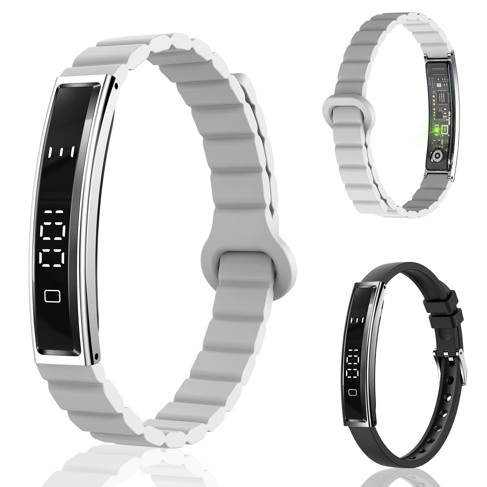 3R TABLET B3 Smart Bracelet - Light Gray 0.89 Inches