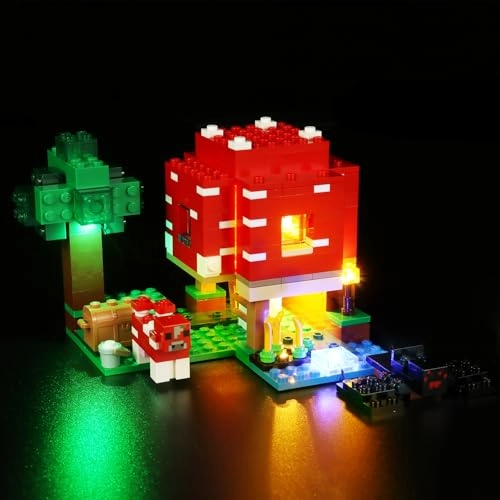 Light Kit for Lego The Mushroom House (21179) - LED USB Powered