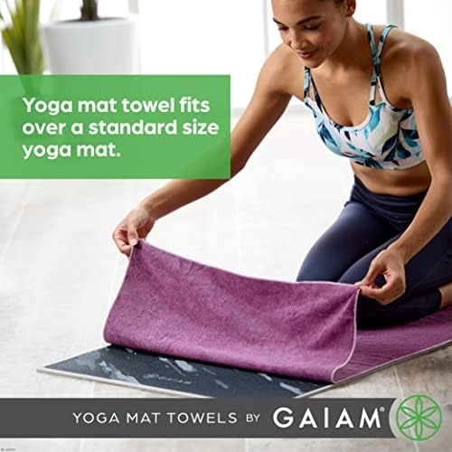 Yoga Mat Towel - Microfiber Mat-Sized