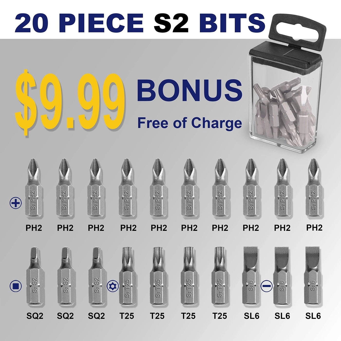 Twist Drill Bit Set - Titanium 276pc 1/16" up to 1/2"