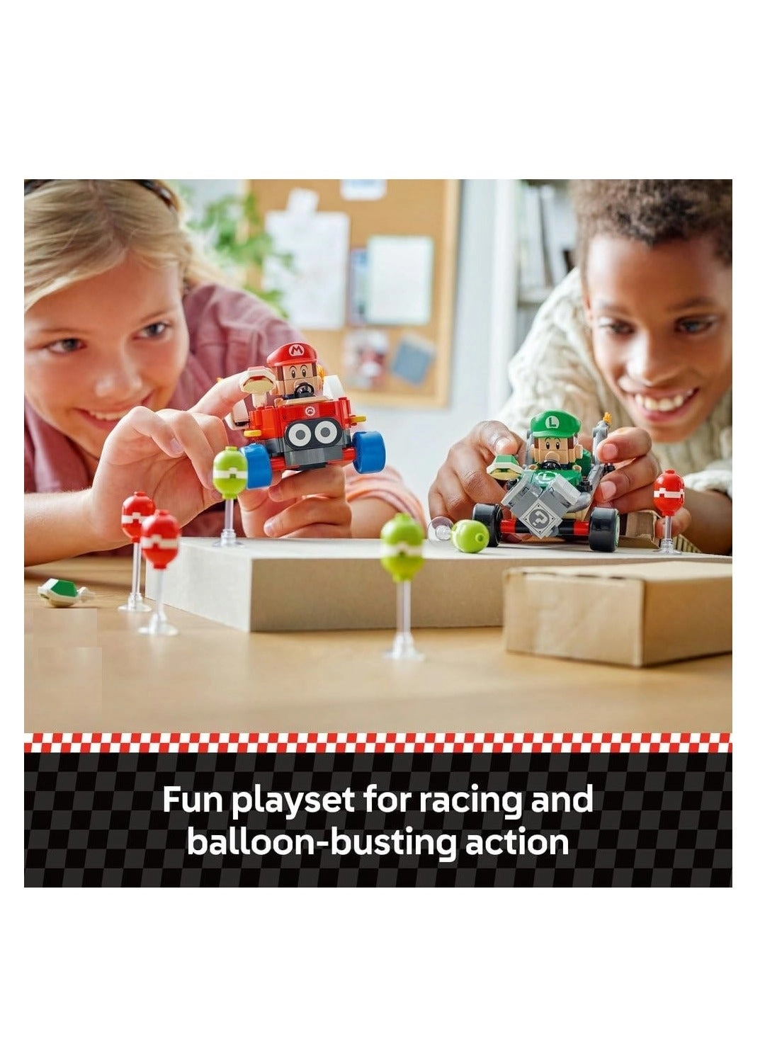 Super Mario Mario Kart Baby Mario vs. Baby Luigi (72034)