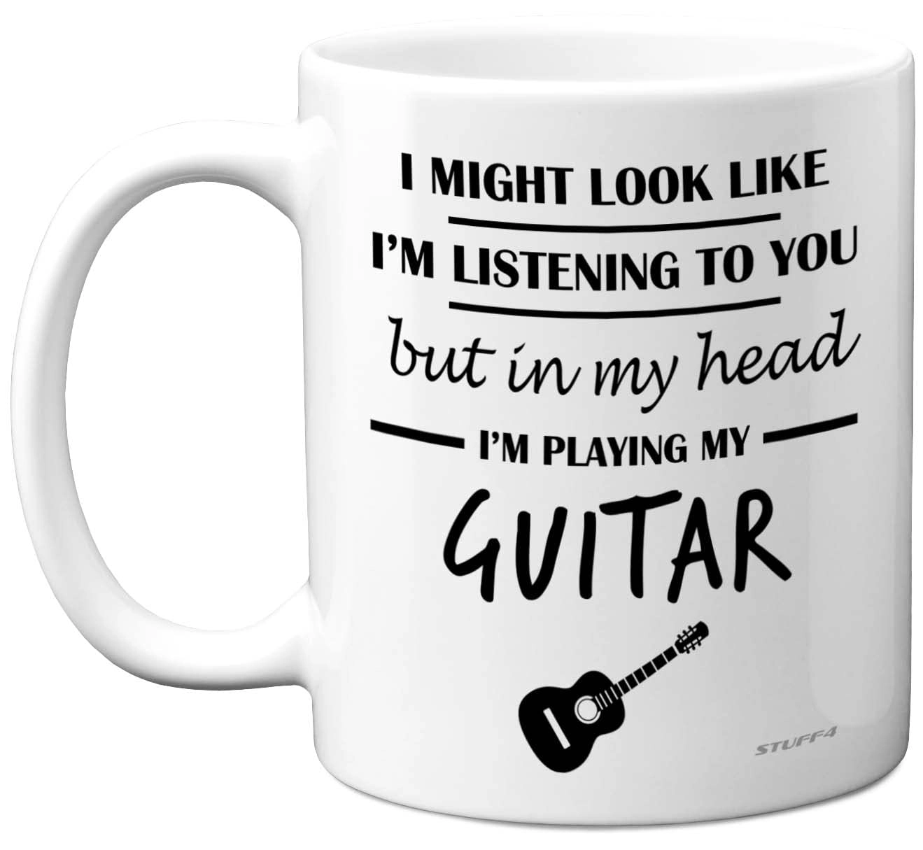STUFF4 In My Head I'm Playing My Guitar Mug - 1 pcs