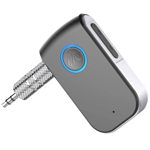 senkiila Bluetooth AUX Adapter - Bluetooth 5.0 3.5mm Built-in battery
