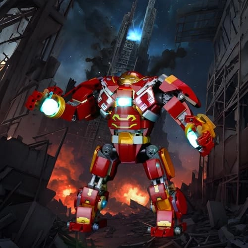 LED Lighting Kit for LEGO The Hulkbuster: The Battle of Wakanda 76247 - ABS 5V