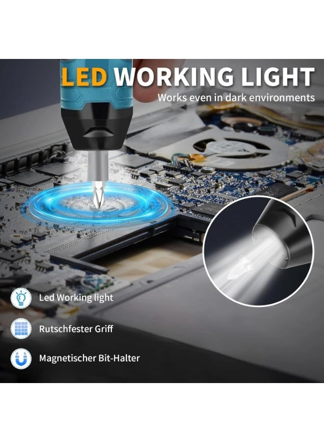 Electric Screwdriver Set - 105-piece USB-rechargeable 5Nm