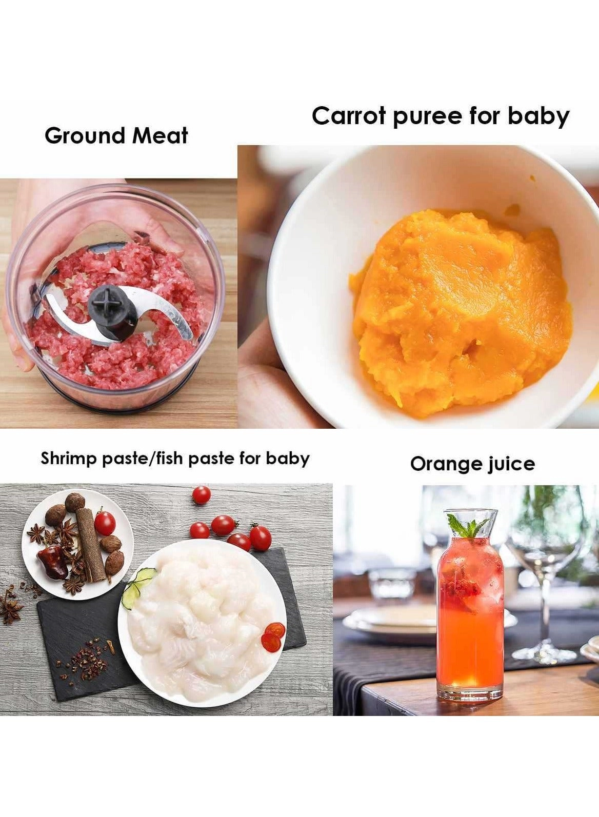 1710-4 - 4-in-1 Hand Blender Stainless Steel