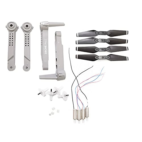 Big Gear - 4pcs + Small Gear - 4pcs + Motor - 4pcs + Arm - 1set Light Grey