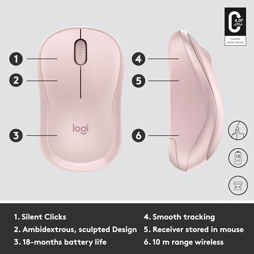 M220 Silent Mobile Mouse - Wireless