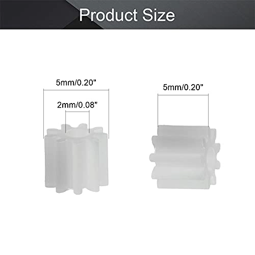 Plastic Gear - 100pcs 9 Teeth 0.5 Modulus