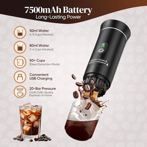 2-in-1 Portable - 7650mAh 20 bar