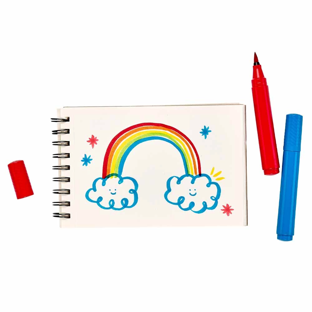 Big Bright Brush Markers - Set of 10