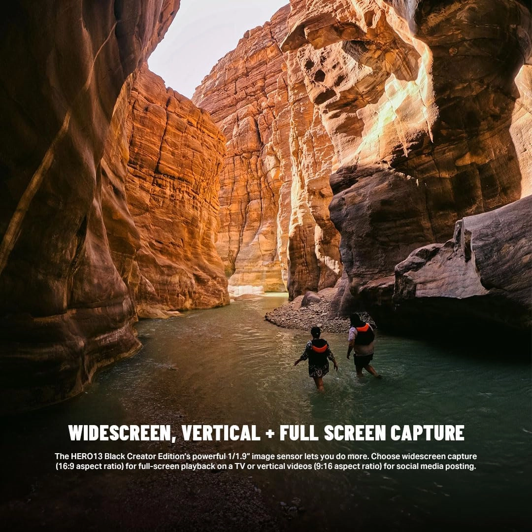 Hero13 Action Camera - 5.3K 60FPS + Volta + Media Mod + Light Mod + Magnetic Mount