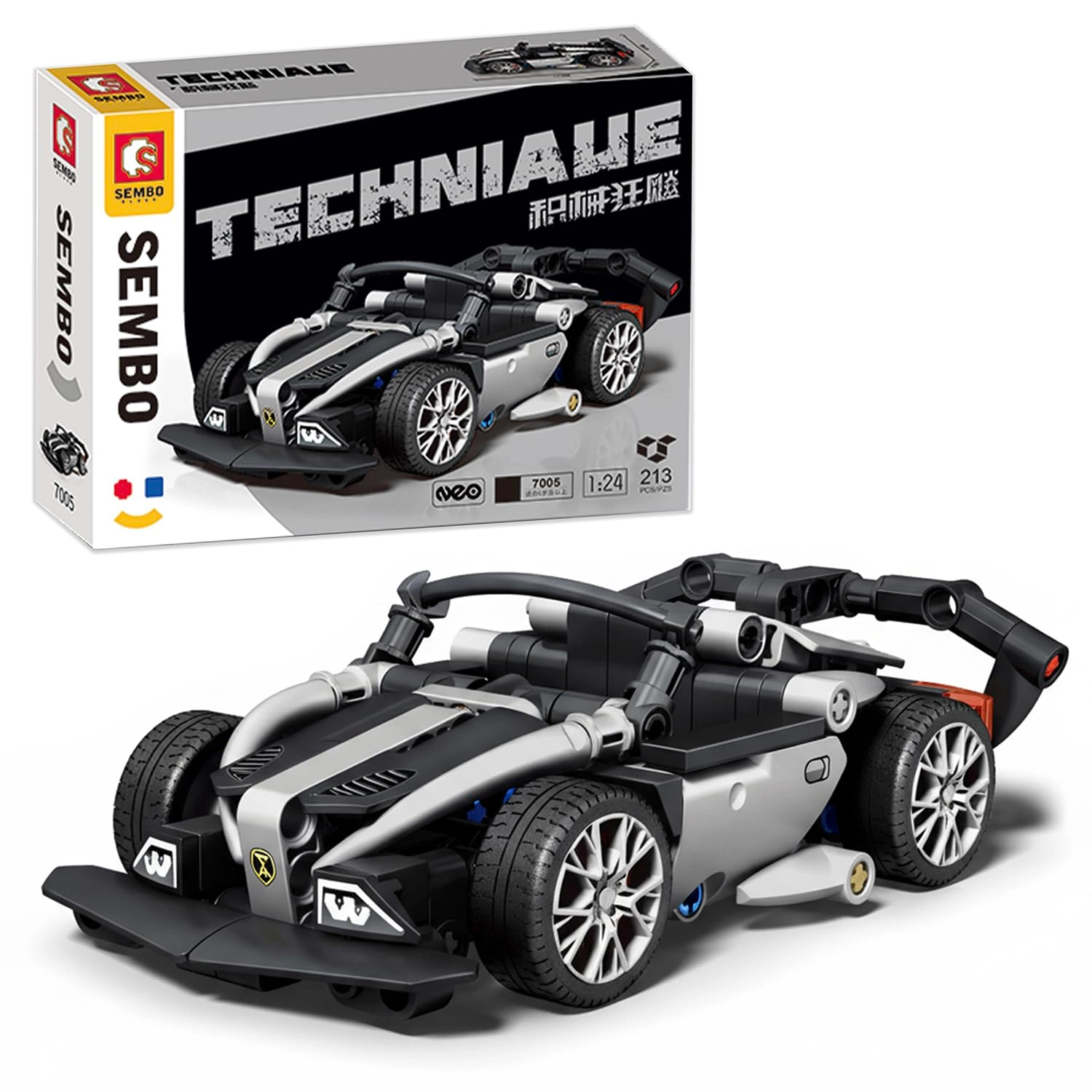RACE MODEL Technic Motorcycle and Car Model Kit (701102)