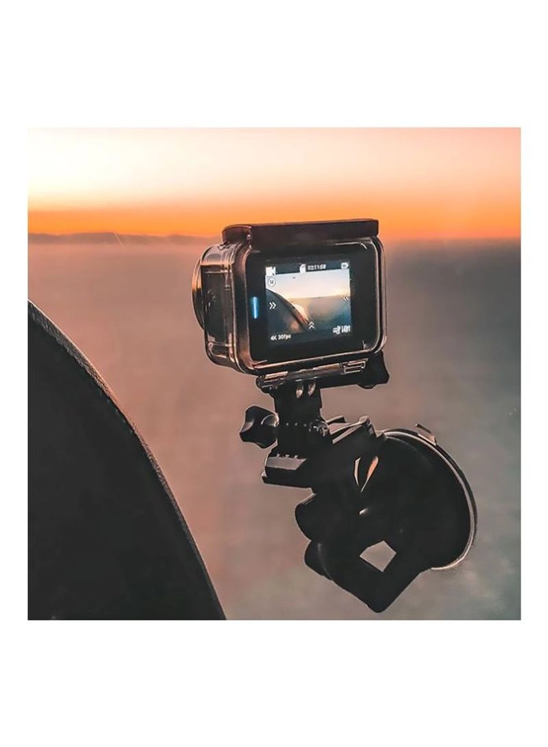 Suction Cup Mount - For Action Cameras Black