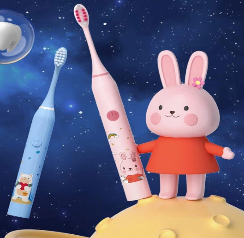 Sonic Electric Toothbrush for Kids - Smart Timer Rechargeable Battery