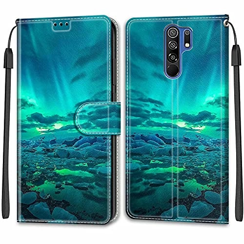 Wallet Case for Xiaomi Redmi 9 - PU Leather + Tpu