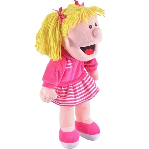 Girl Moving Mouth Hand Puppet