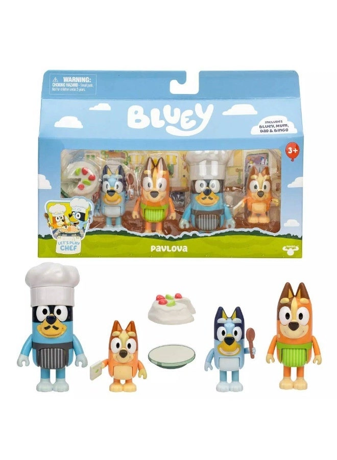 Let’s Play Chef Series 13 Pavlova Figure Pack 4 pcs