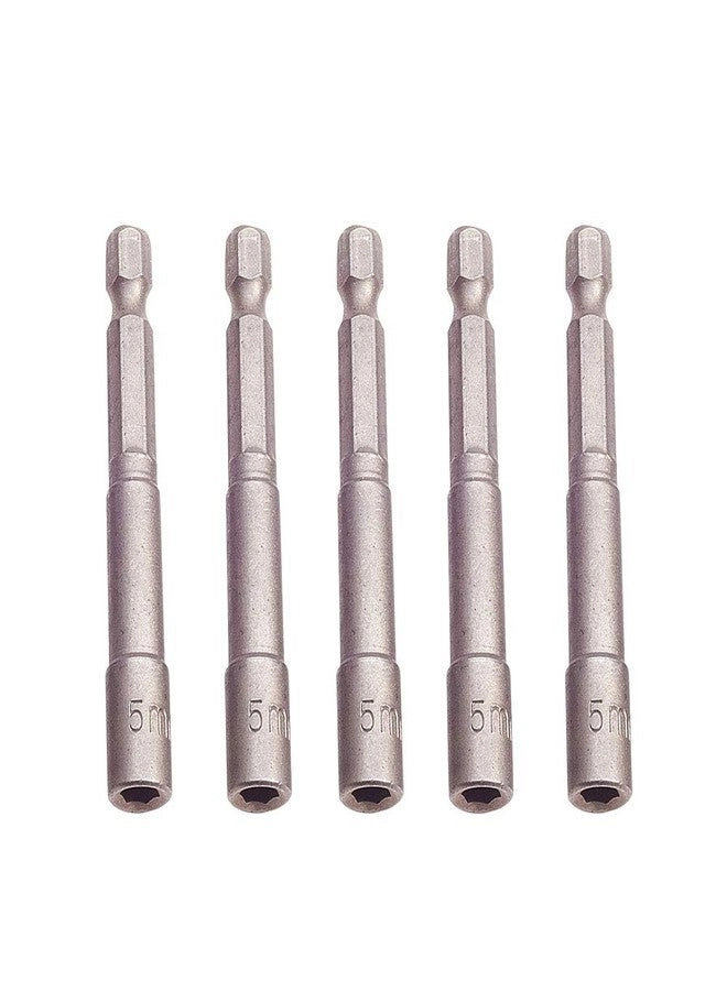 Utoolmart Nut Setter Driver Drill Bit - 5Pcs 5mm