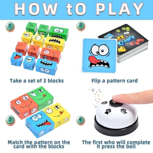 Face Changing Magic Cube - 3 years and up 1 pieces