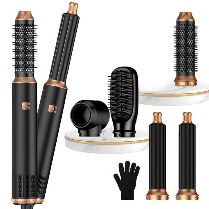 5 in 1 Hair Dryer Brush Set - Gold 700 watts