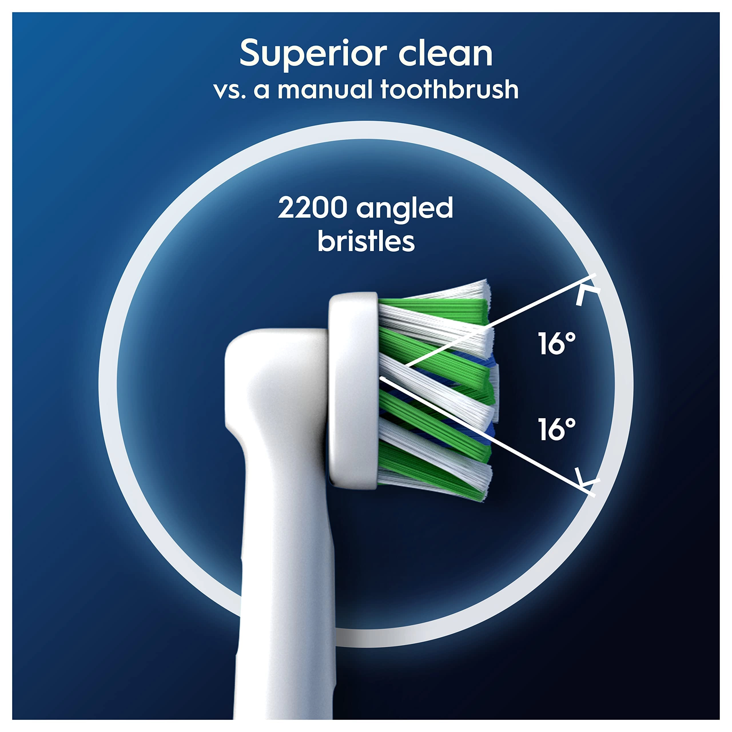Cross Action - 4 Count Replacement Brush Heads