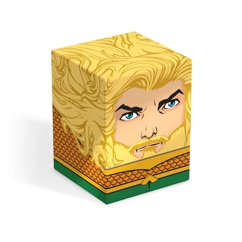 Aquaman - DC JUSTICE LEAGUE - Squaroes - Deck box holds up to 100 double-sleeved / 120 single-sleeved - Made in Germany