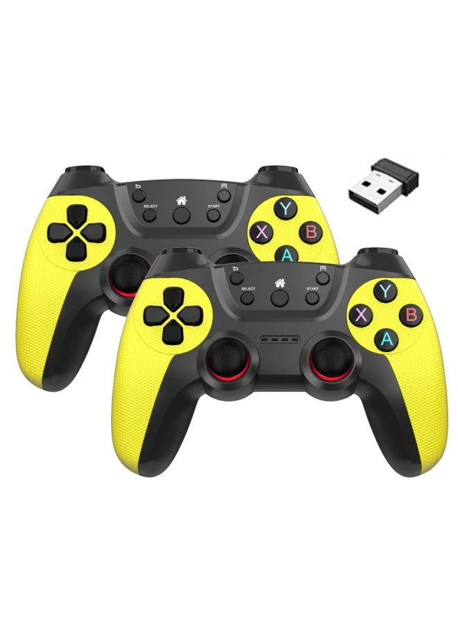 Android TV Computer 2.4g Wireless Game Controller Dualshock Doubles Battle Grey