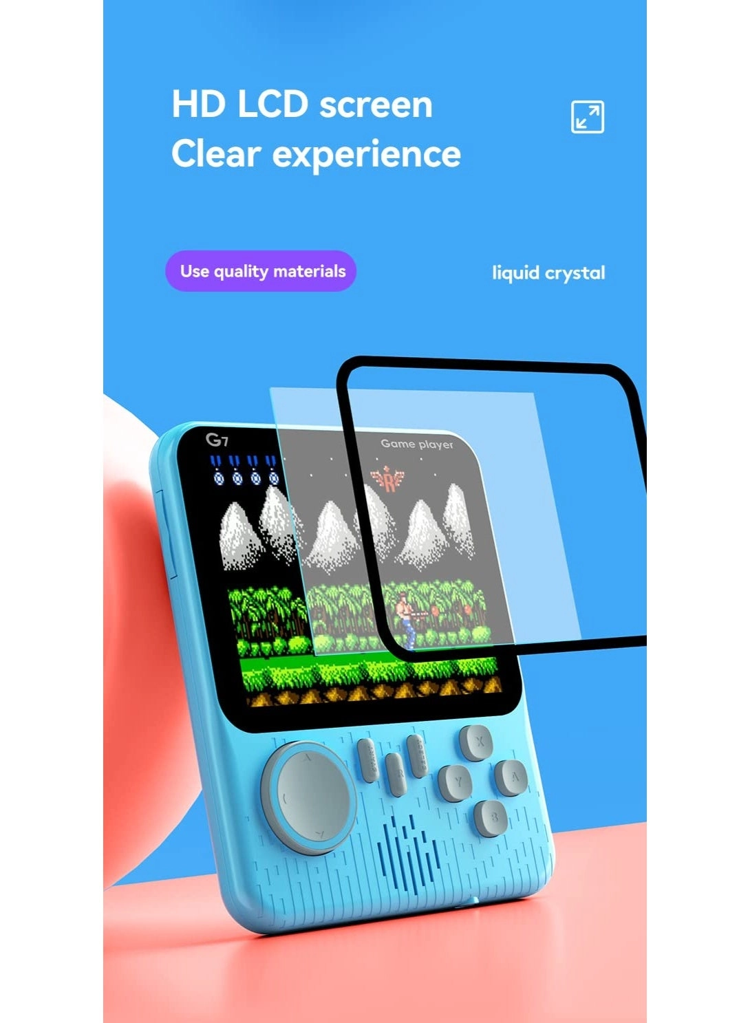 G7 - 10000+ Classic Games 5.1" HD 2500mAh battery