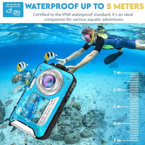 Fotocamera impermeabile da 64MP 4K