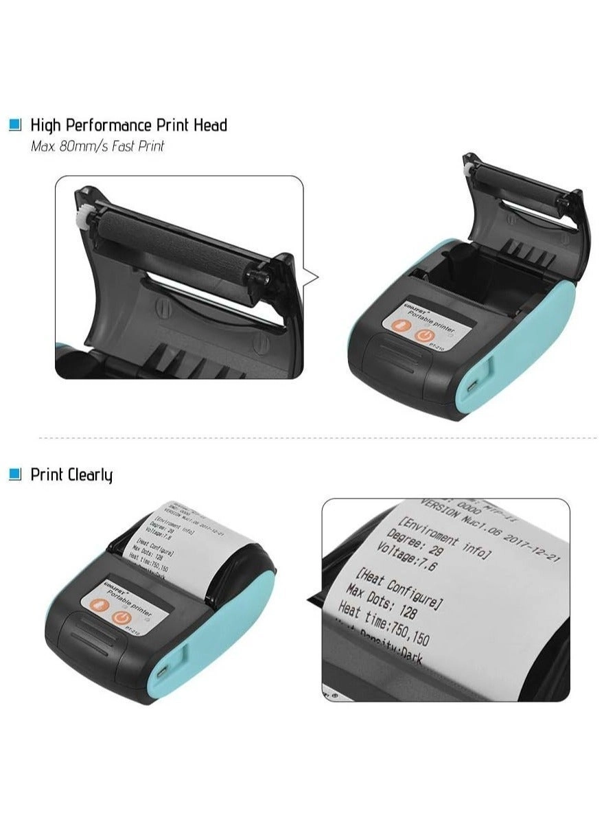 Portable Thermal Printer - Thermal Line Printing 48mm