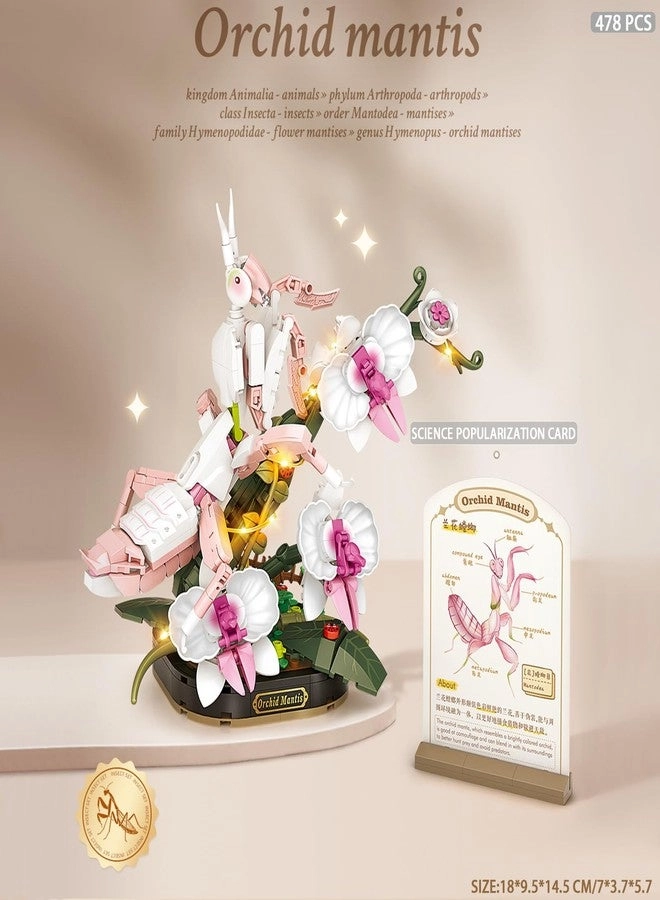 Insect Flower Building Blocks - Orchid Mantis