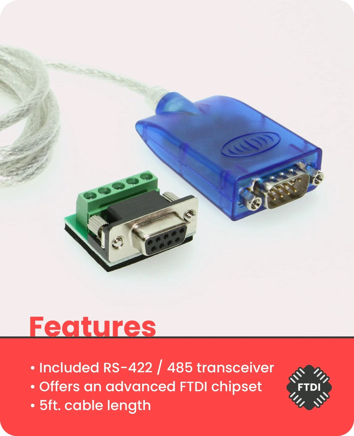 USB to RS-485/422 Serial Adapter