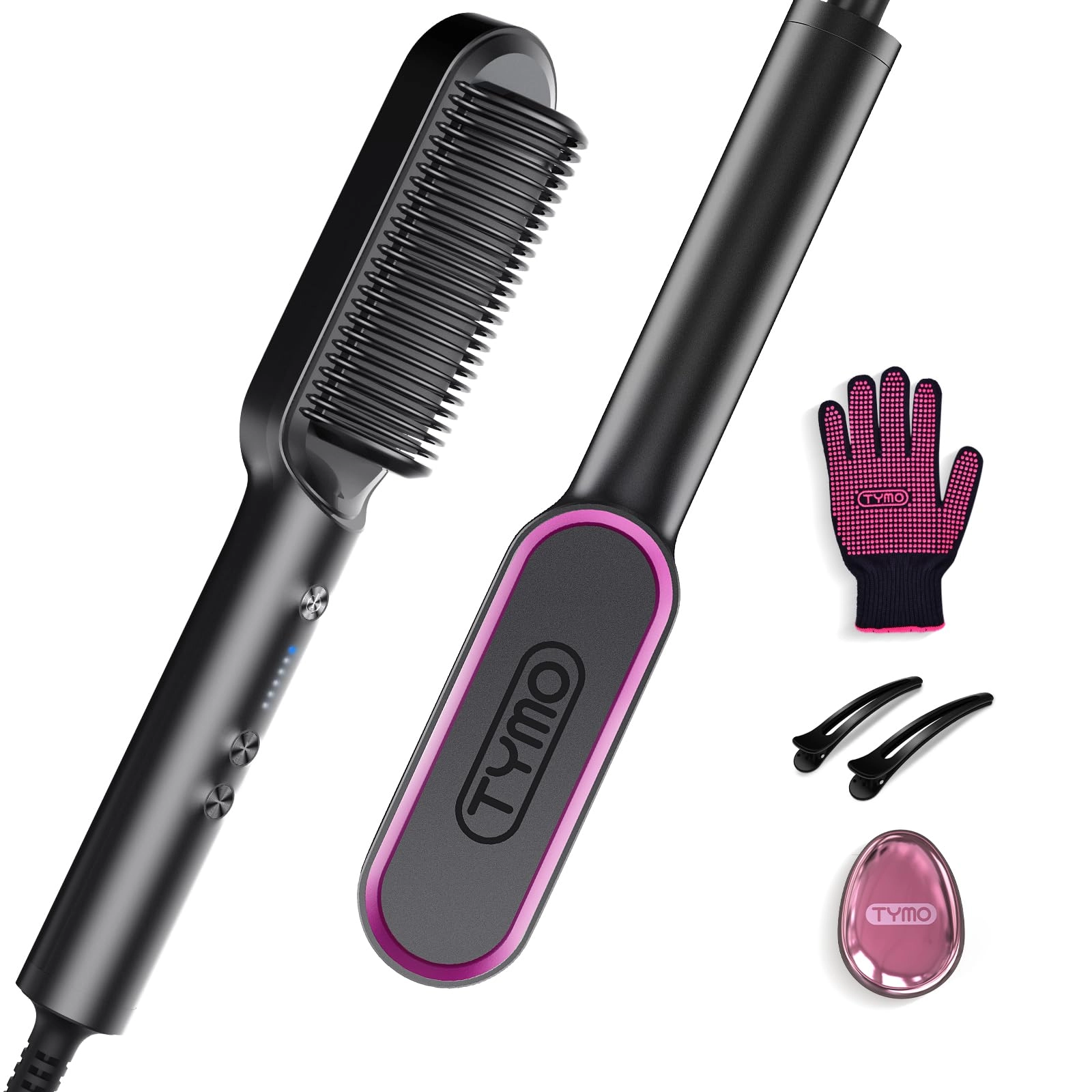 Ring Hair Straightener Brush