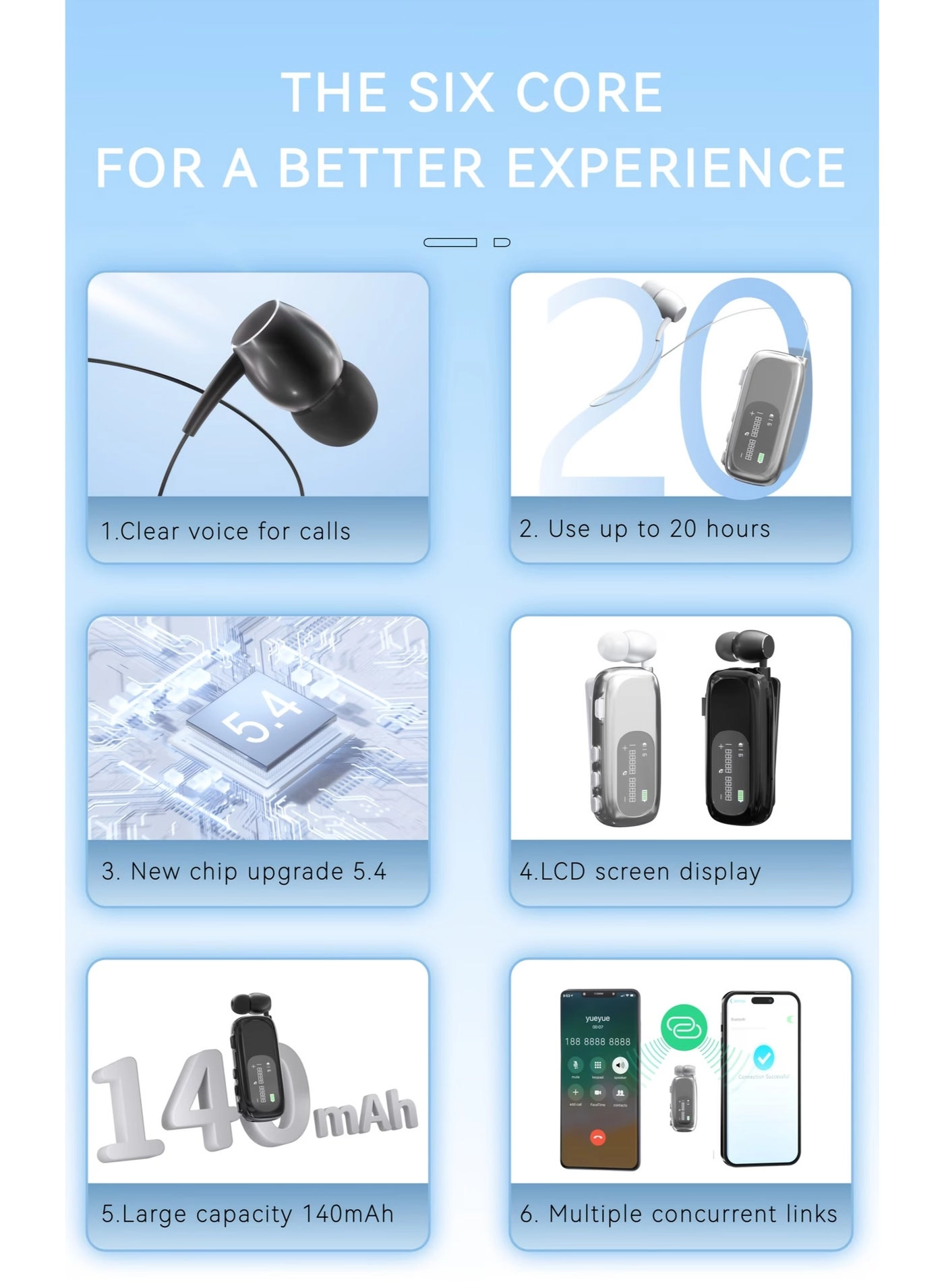 Clip-On - Wireless Earbud