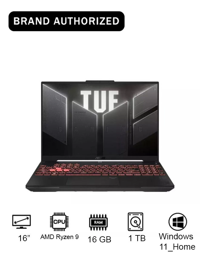 TUF Gaming A16 FA607 - 16'' Ryzen 7 7445HS 16GB DDR5 1TB SSD
