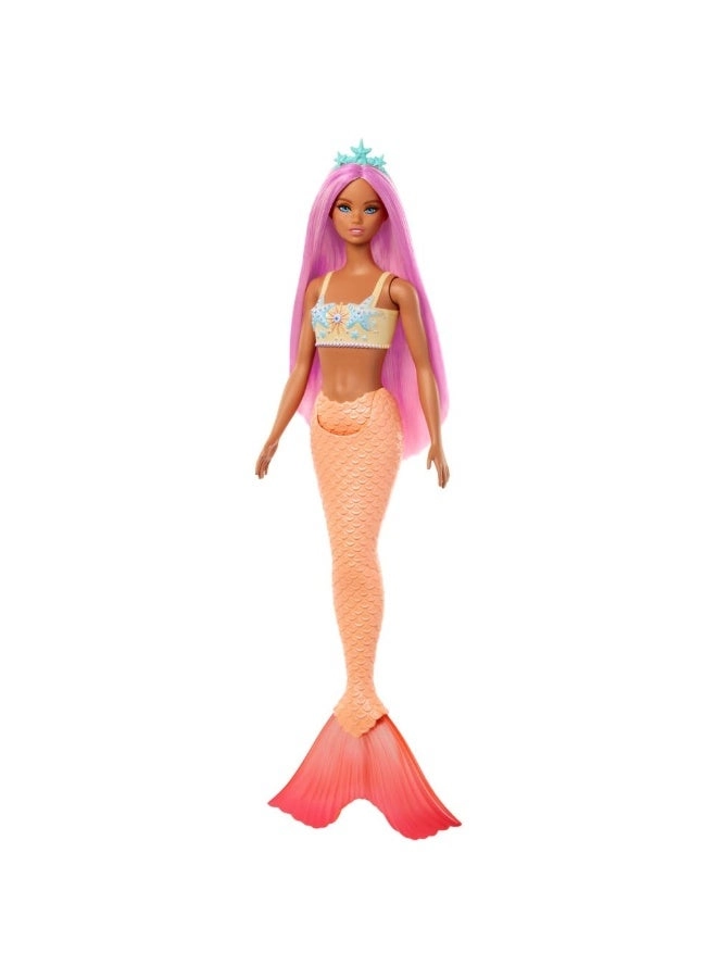 Mermaid Doll - 7-Inch-Long Fantasy Hair Accessories Ages 3+