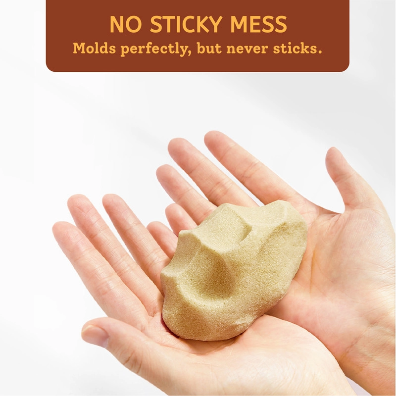 Magic Sand Beach Toy Set - 1kg 8 molds 2 tools