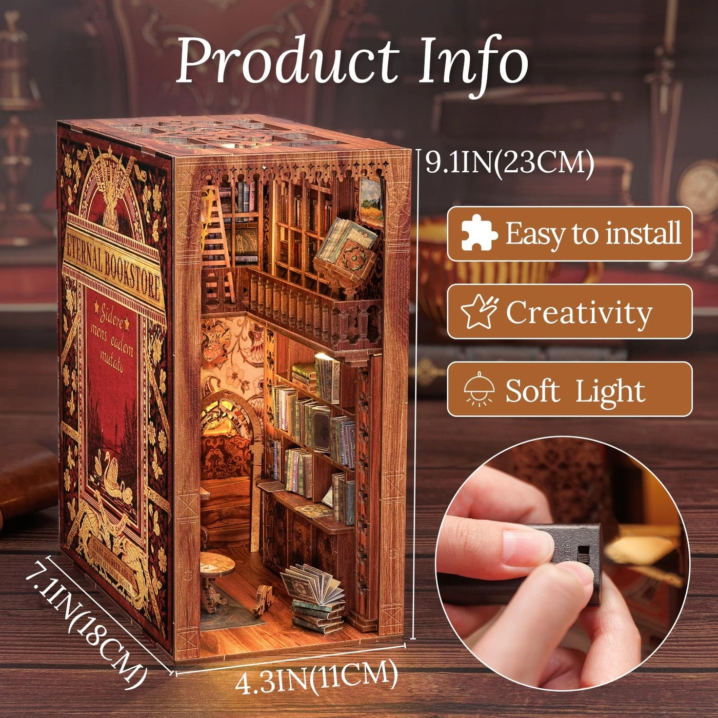 Book Nook Kit - DIY Miniature House