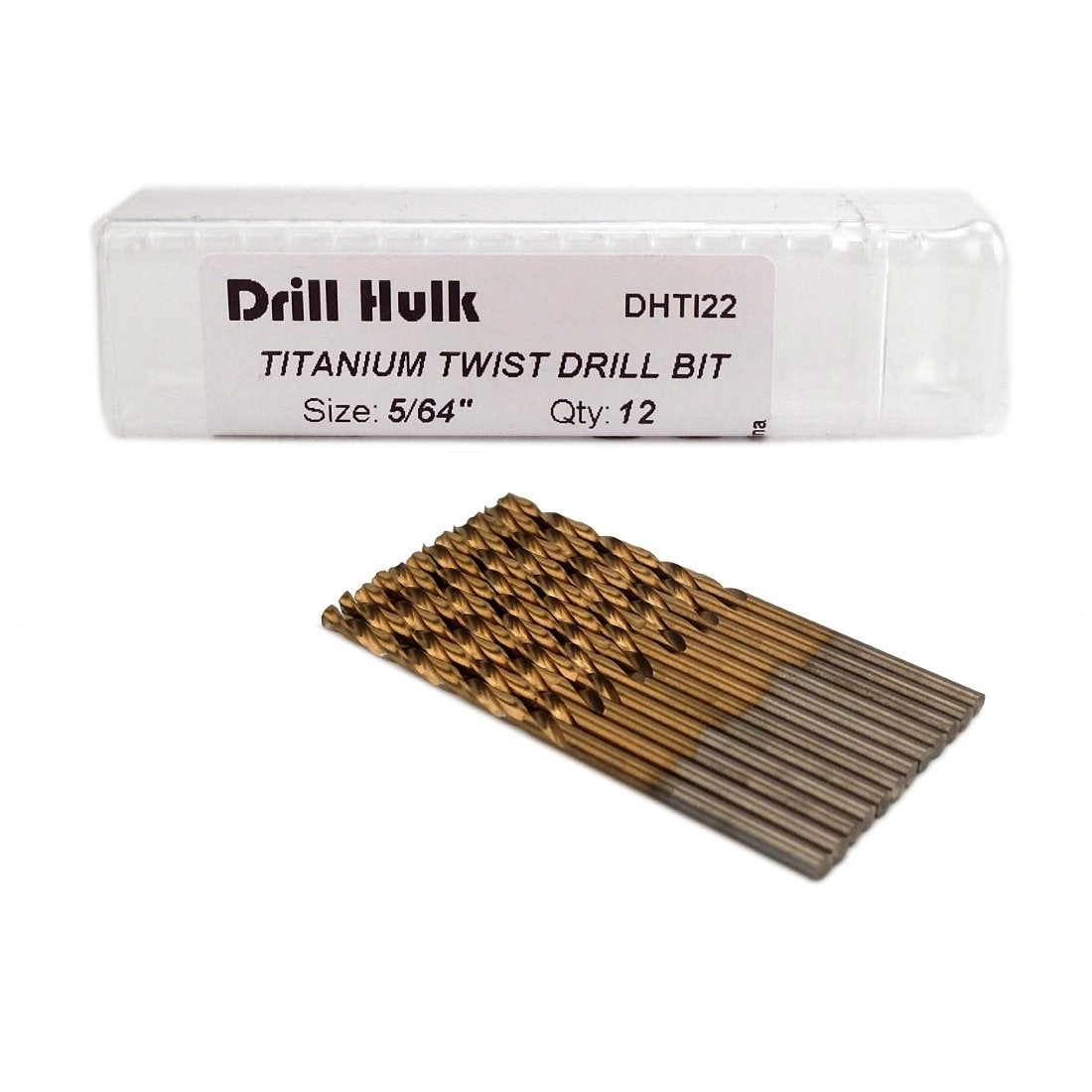 Drill Hulk Drill Bit - Titanium Nitride Coated 12 5/64-Inch