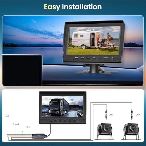 Rearview Camera - Night Vision Wired 1080P