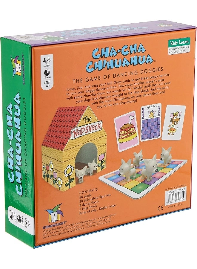 Cha-Cha Chihuahua: The Game of Dancing Doggies - Multi-colored Card Game