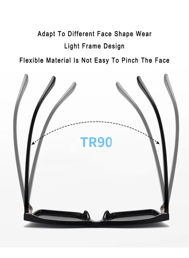 Foldable Sunglasses - UV400 Black