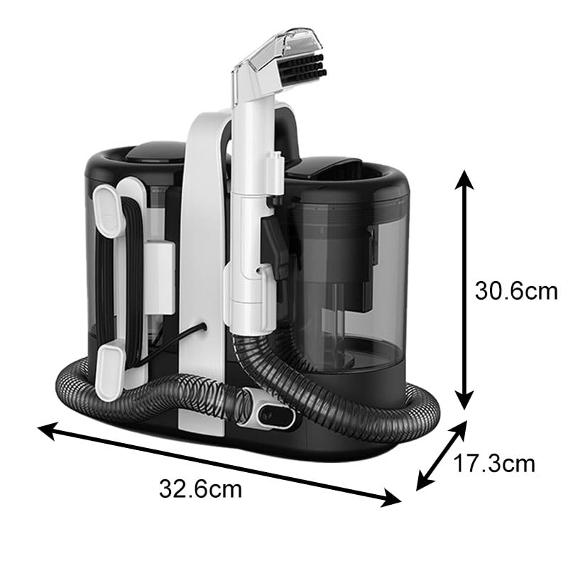 Handheld Carpet & Upholstery Cleaner - 450W 12KPa 1.5m Hose