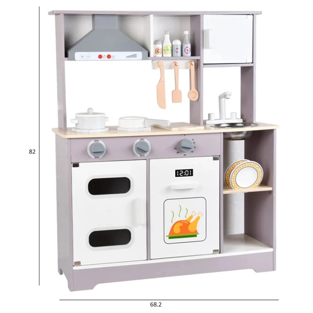 Wooden Kitchen Kids Play Toy Set (GF-BL-20212)