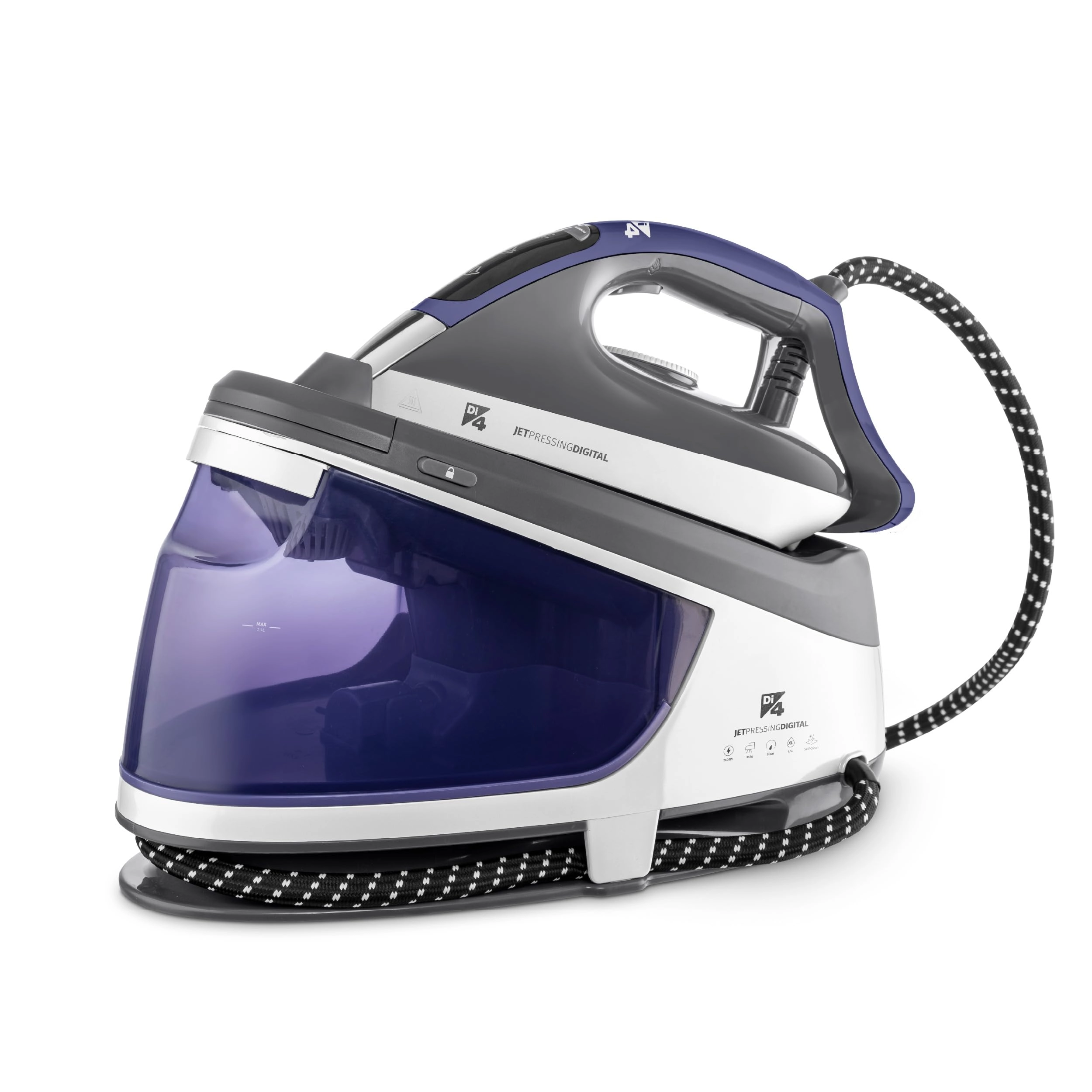 Di4 Digital Steam Ironing Center - 8 Bar 1.5L