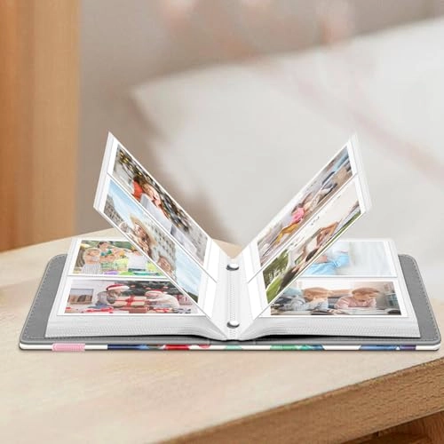 3" 104 Pockets Faux Leather Photo Album